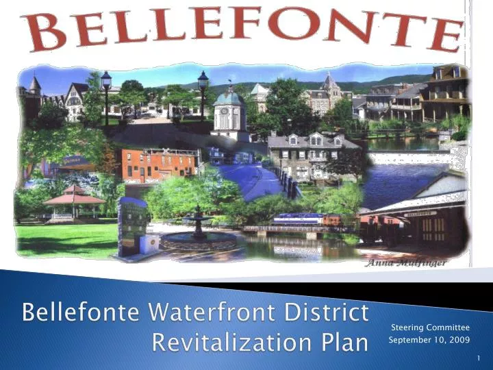 bellefonte waterfront district revitalization plan