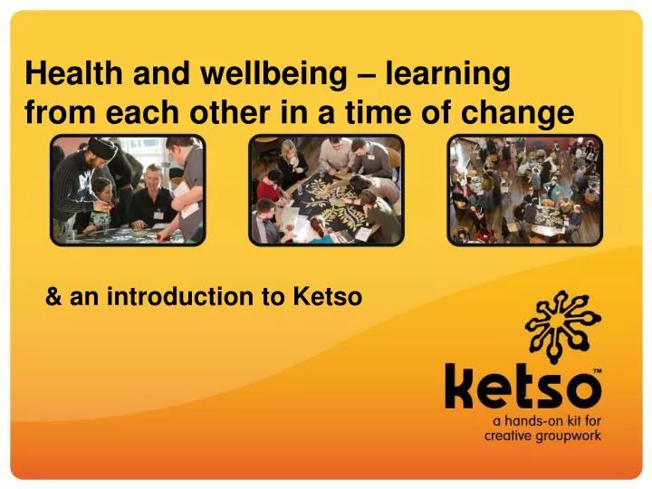 health and wellbeing learning from each other in a time of change