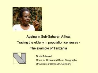 Ageing in Sub-Saharan Africa: Tracing the elderly in population censuses - The example of Tanzania