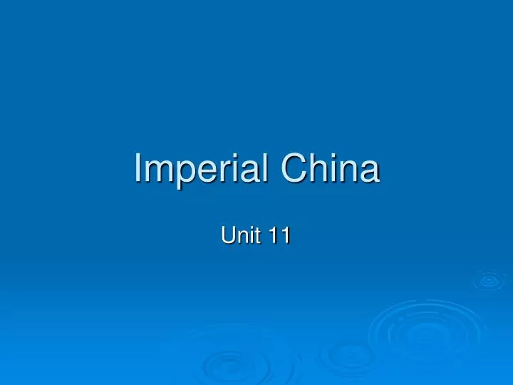 imperial china