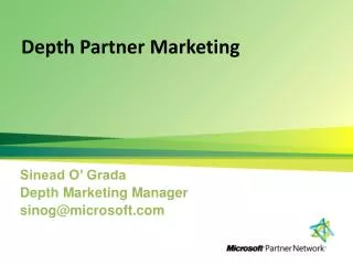 Depth Partner Marketing