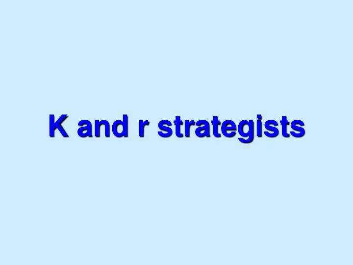 k and r strategists