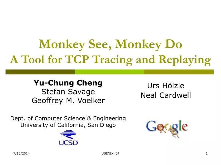 monkey see monkey do a tool for tcp tracing and replaying