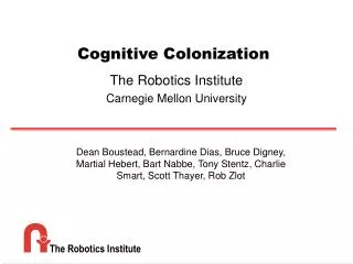 Cognitive Colonization