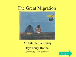 the great migration project multimedia presentation edgenuity