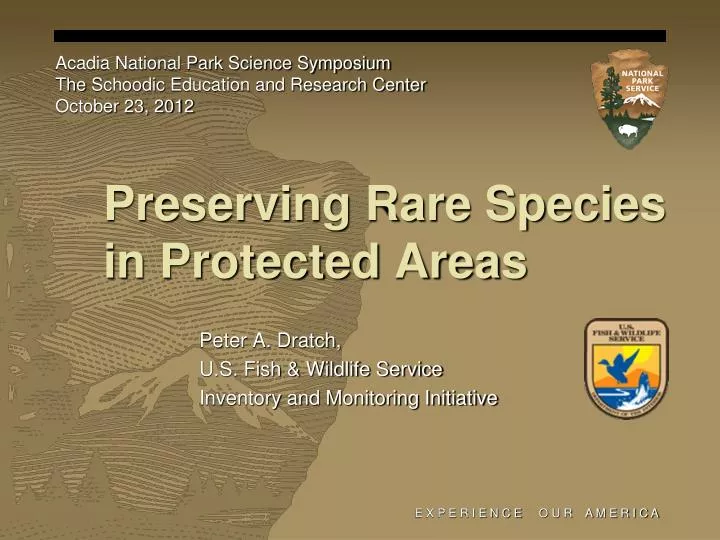 preserving rare species in protected areas