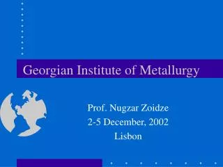 Georgian Institute of Metallurgy