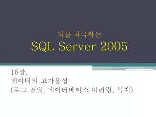 뇌를 자극하는 SQL Server 2005