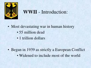 WWII - Introduction: