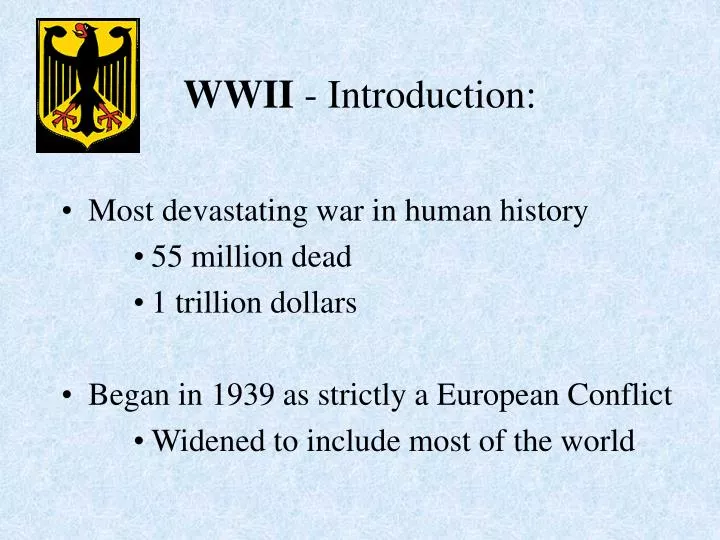 wwii introduction