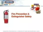 Fire Prevention &amp; Extinguisher Safety - slide 1