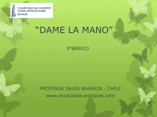 dame la mano