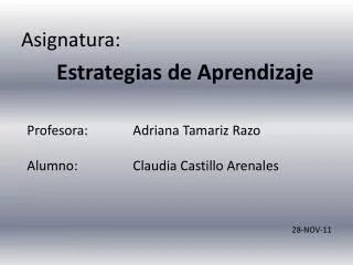 asignatura m estrategias de aprendizaje