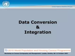 Data Conversion &amp; Integration