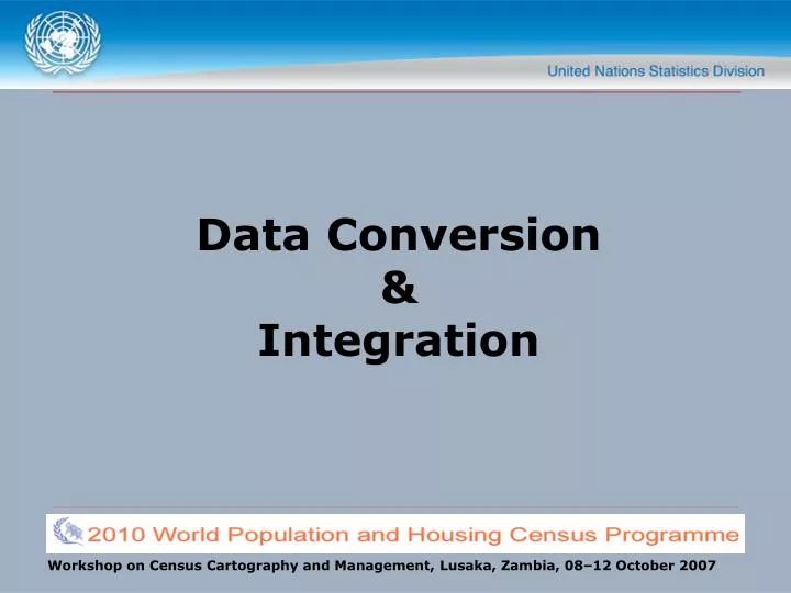 data conversion integration
