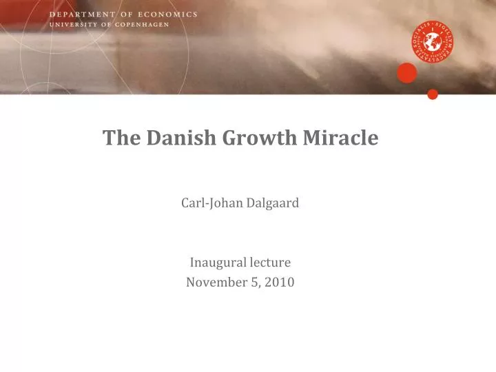the danish growth miracle