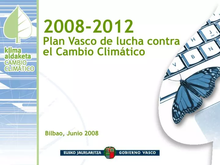2008 2012 plan vasco de lucha contra el cambio clim tico