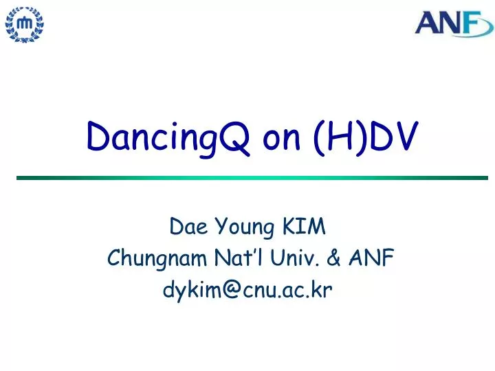 dancingq on h dv