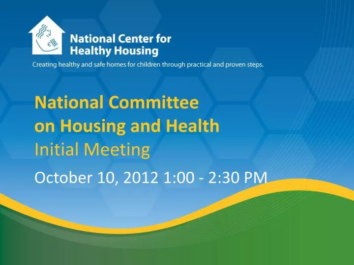 national healthy housing standard