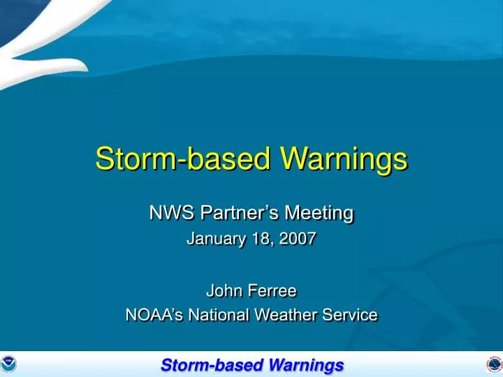storm based warnings
