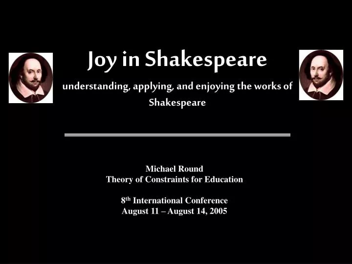 joy in shakespeare understanding applying and enjoying the works of shakespeare