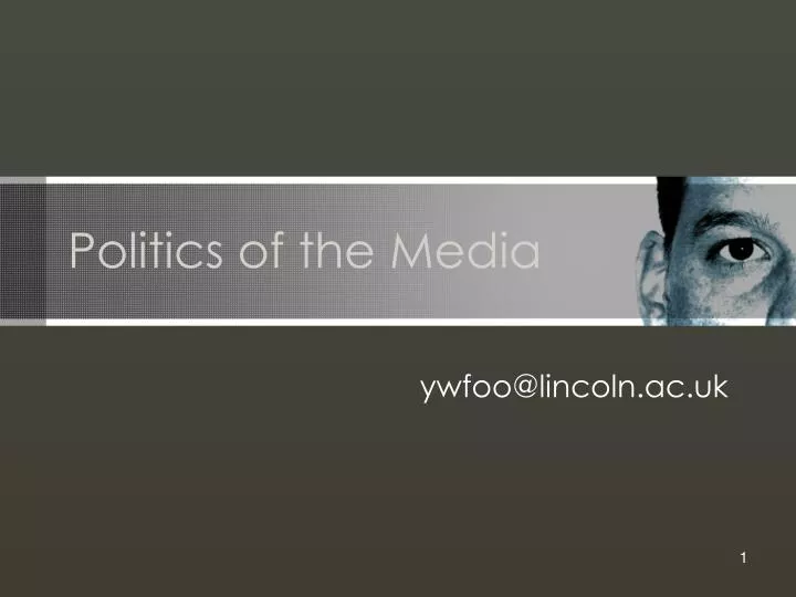politics of the media