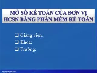 gi ng vi n khoa tr ng
