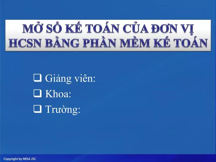 gi ng vi n khoa tr ng