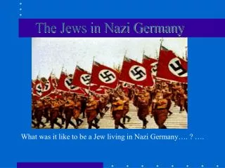 The Jews in Nazi Germany