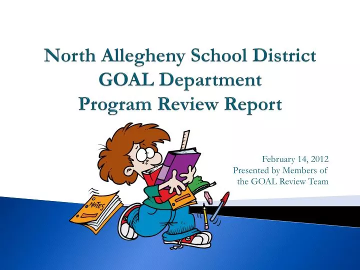 north allegheny school district goal department program review report