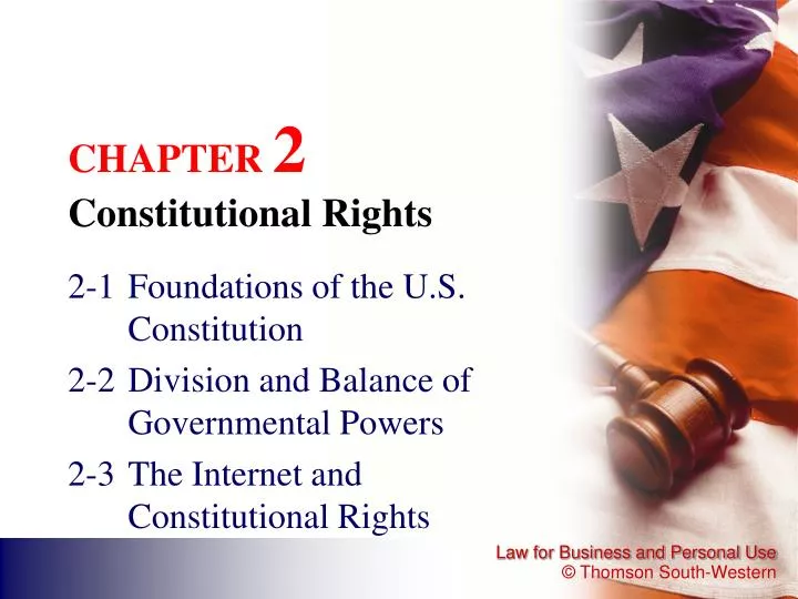 chapter 2 constitutional rights