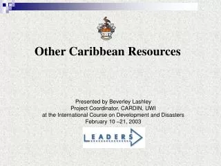 Other Caribbean Resources