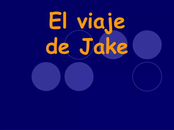 el viaje de jake