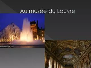 au mus e du louvre