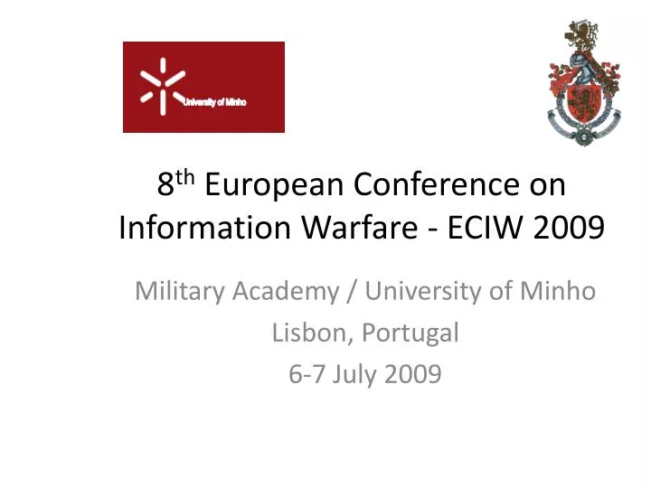 8 th european conference on information warfare eciw 2009