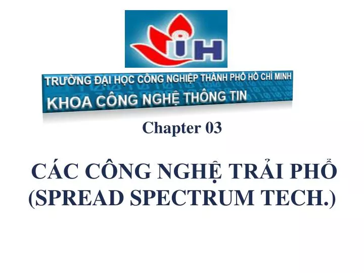 chapter 03 c c c ng ngh tr i ph spread spectrum tech