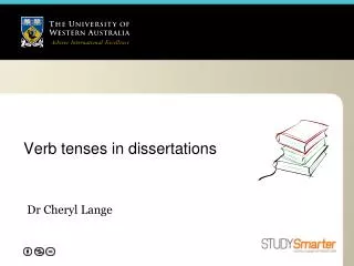 Verb tenses in dissertations