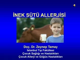 İNEK SÜTÜ ALLERJİSİ