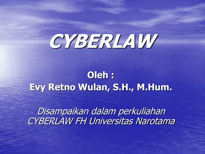 cyberlaw