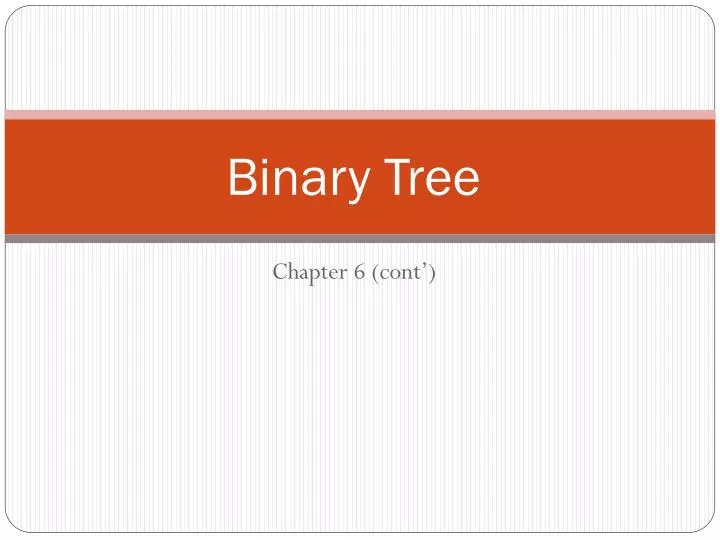 binary tree