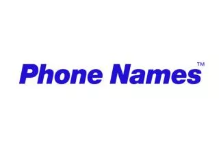 Dialling phone names from BlackBerry devices: