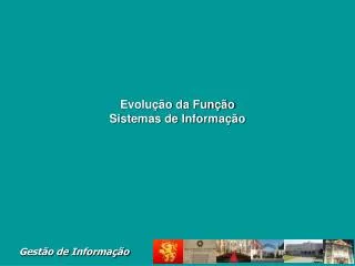 evolu o da fun o sistemas de informa o