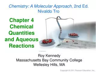 Chapter 4 Chemical Quantities and Aqueous Reactions