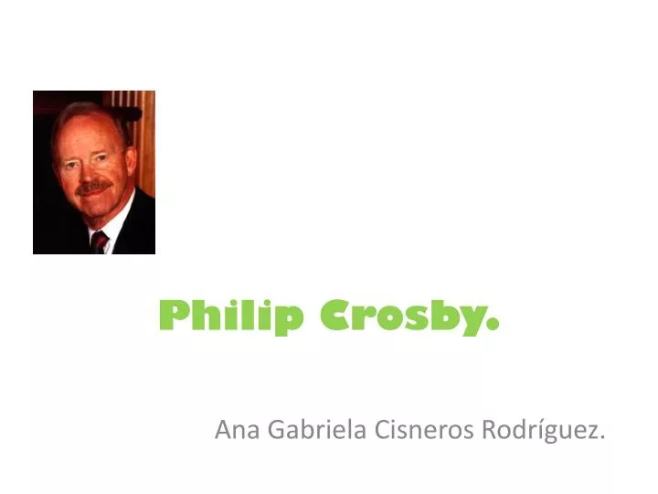 philip crosby