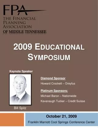 2009 Educational Symposium