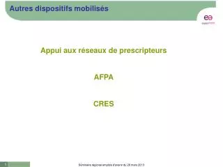 autres dispositifs mobilis s