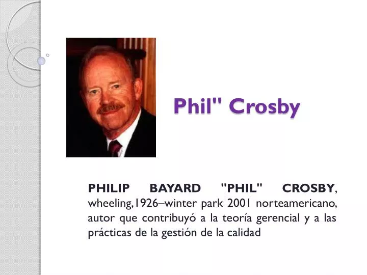 phil crosby