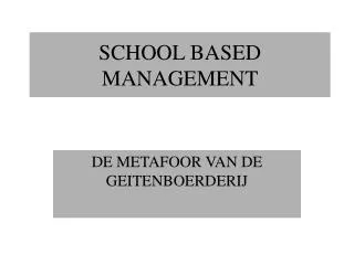 school based management