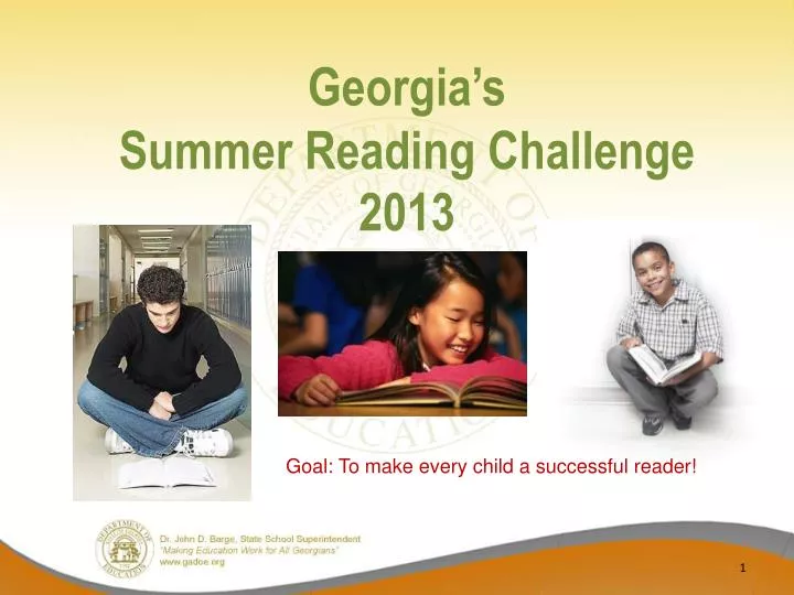 georgia s summer reading challenge 2013