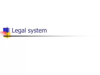 Legal system